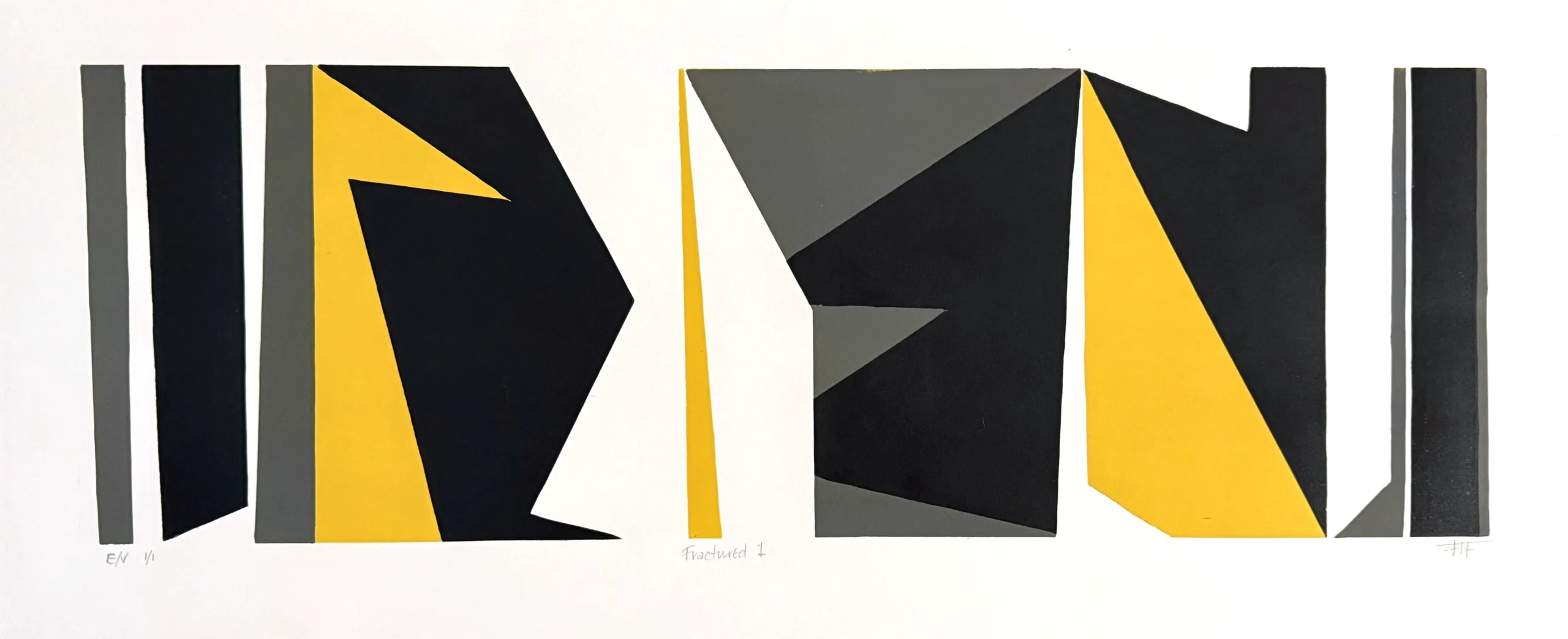 Jacqui Jones - Fractured 1 - 59x20cm - £220