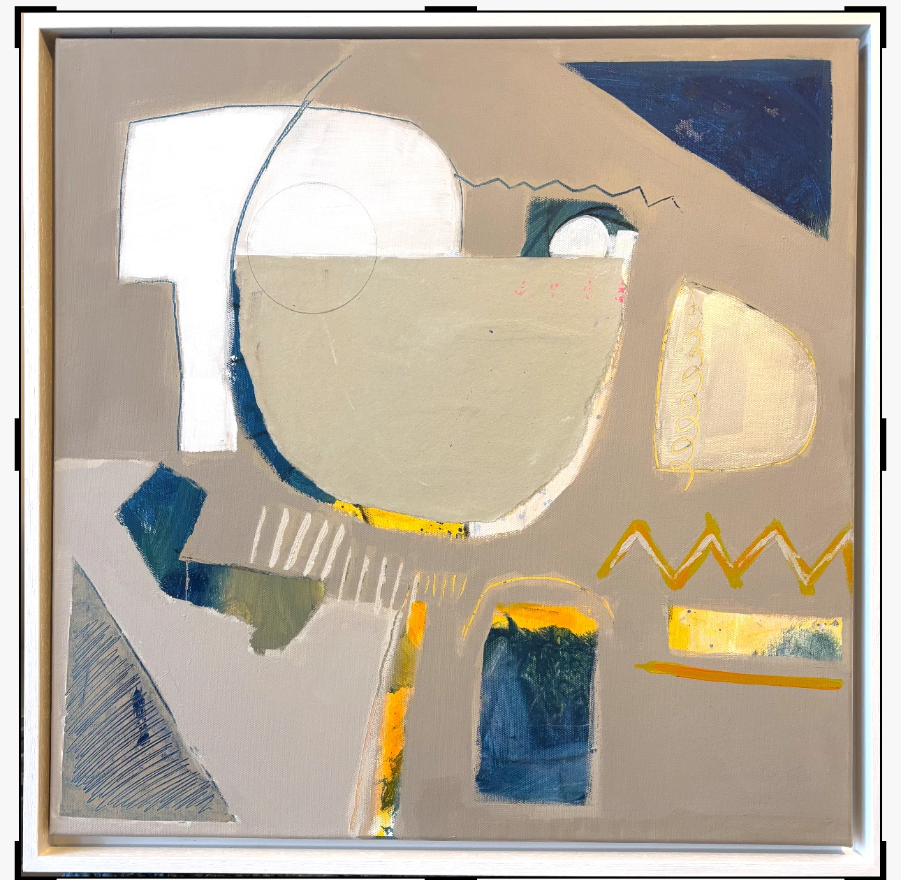 Maggie Laporte Banks - Melancholy, Earthbound - 55x55cm - £500