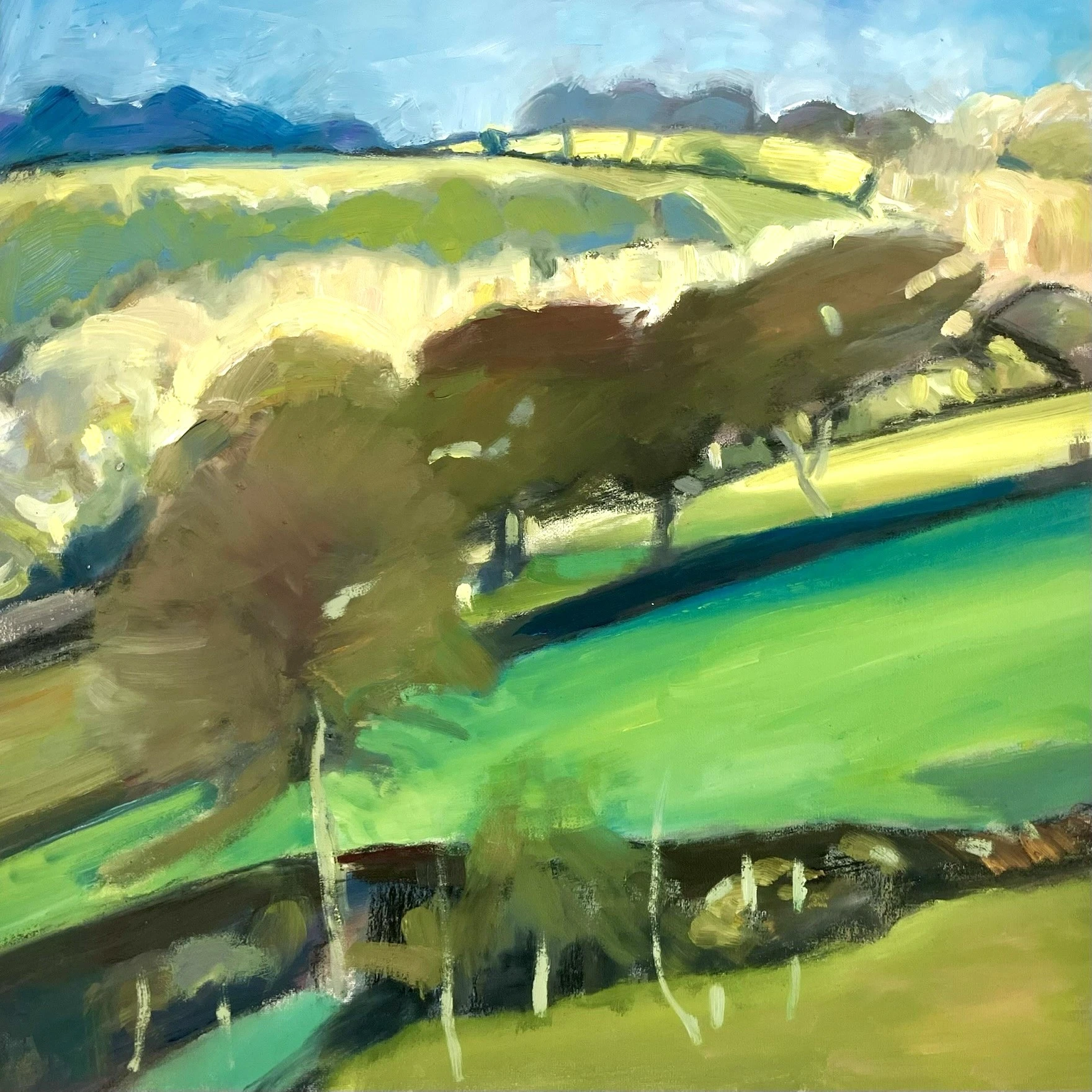 Nicky Walker - Trees - 53x53cm - £500